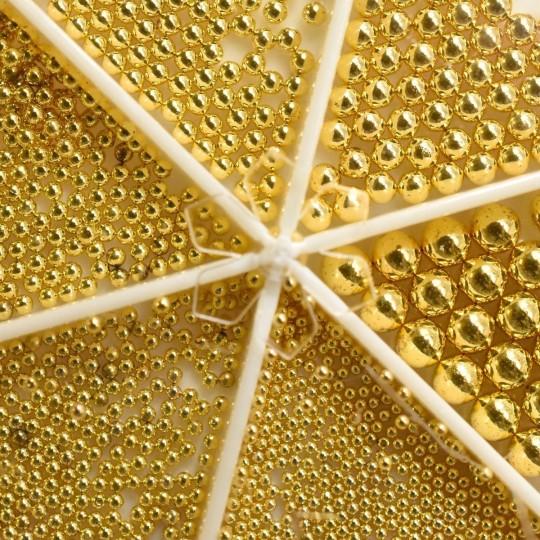 Bolitas Multi Mix Perline Gold Oro - H856 2