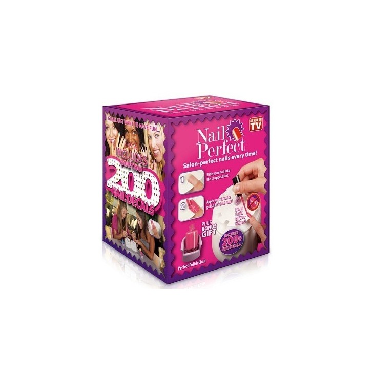 Nail art et décorations d'ongles : KIT Nail Perfect 200 DECALS Nail - Art / Décorations