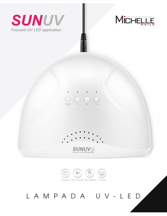 LUMIN S7 LAMPADA UV LED 60W con Display, Timer, Sensore automatico