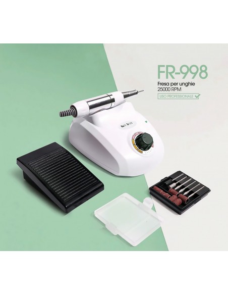 apparecchiatura uso professionale per unghie,  FRESA PROFESSIONALE PER UNGHIE - 25000 GIRI New Edition