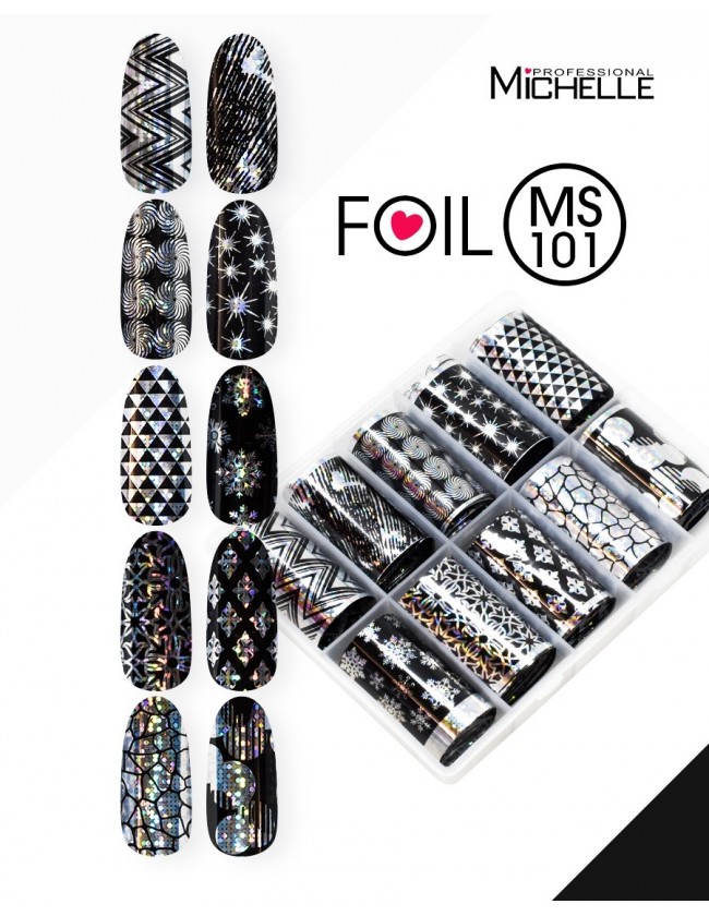 Nail art e decorazioni per unghie: Transfer Foil MS101 FOIL- DECORAZIONI- FILI
