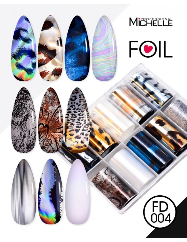 Nail art e decorazioni per unghie: Transfer Foil FD004 FOIL- DECORAZIONI- FILI