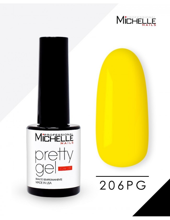 smalto semipermanente colore per unghie Michellenails PRETTY Gel Semipermanente Colour - 206