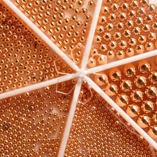 Bolitas Multi Mix Perline Rose Gold - H858 2