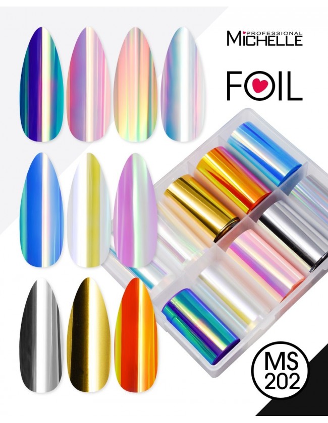 Nail art e decorazioni per unghie: Glass Foil MS202 FOIL- DECORAZIONI- FILI