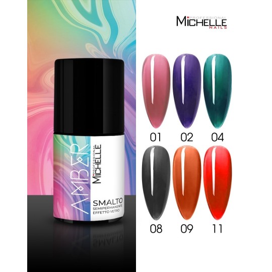 Smalto Amber Semipermanente Effetto Vetro - 02 2