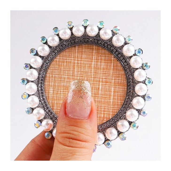 Nail accessories BASE SUPPORT FOR Tips REST WITH Strass Professional use nails