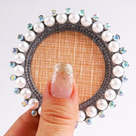 Nail accessories BASE SUPPORT FOR Tips REST WITH Strass Professional use nails