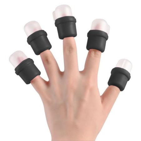 Nail accessories DITALI Remover BLACK BLACK - FOR Soak Off NAIL POLISH 10 PIECES Professional use nails