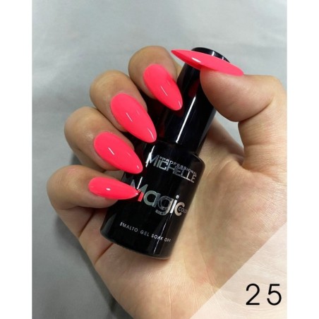 semi-permanent nail polish Michellenails Magic Color Semi-permanent - 025 coral fluo semi-permanent nail polish Michellenails Magic Color Semi-permanent - 025 coral fluo