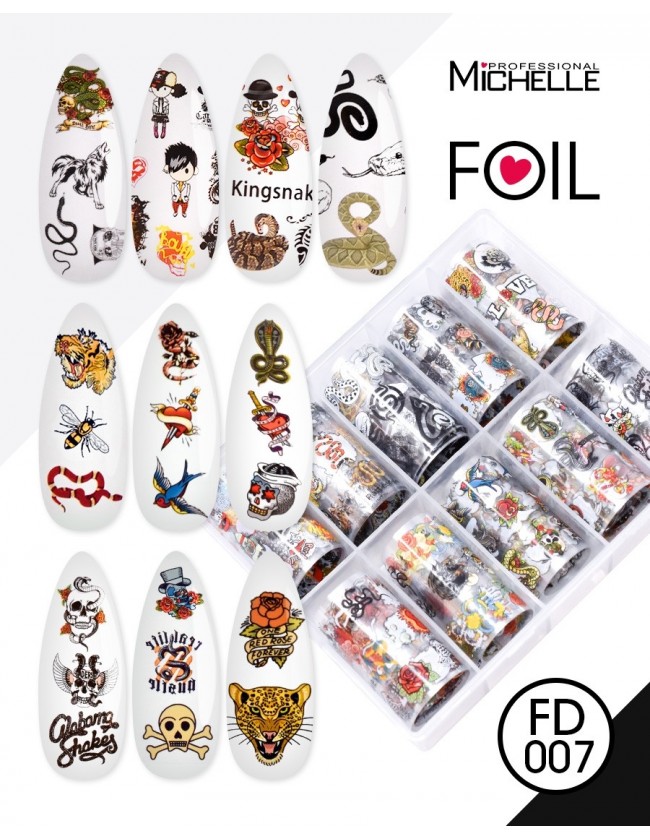 Nail art e decorazioni per unghie: Transfer Foil FD007 FOIL- DECORAZIONI- FILI