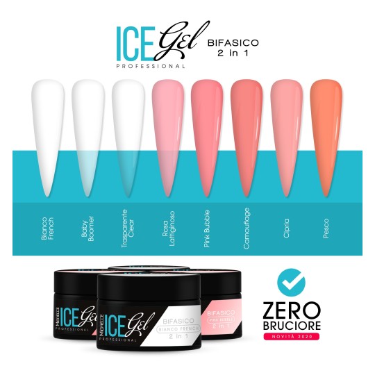 Ice Gel Bifasico - Pink Bubble 60ml 2