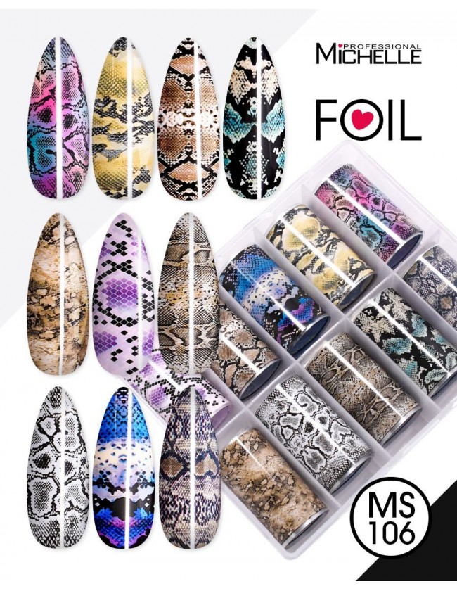 Nail art e decorazioni per unghie: Transfer Foil MS106 FOIL- DECORAZIONI- FILI