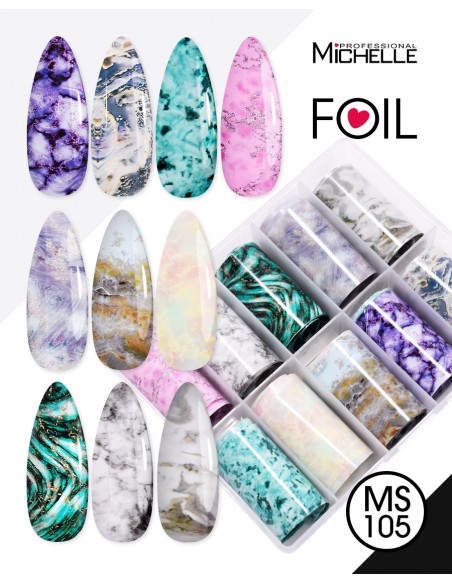 Nail art e decorazioni per unghie: Transfer Foil MS105 FOIL- DECORAZIONI- FILI