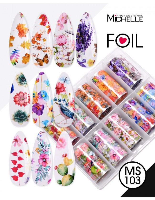 Nail art e decorazioni per unghie: Transfer Foil MS103 FOIL- DECORAZIONI- FILI