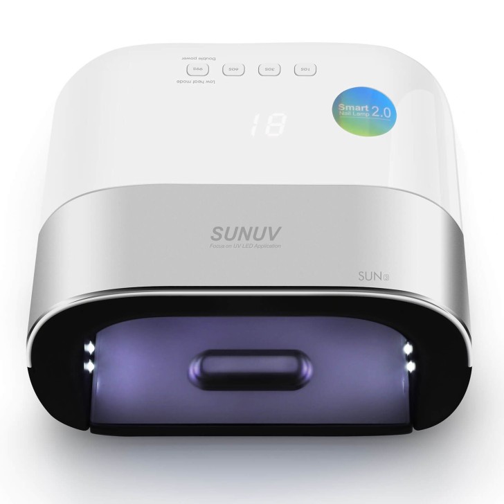 apparecchiatura uso professionale per unghie,  LAMPADA UV LED SUNUV SUN3 48w per Gel Unghie dotata di timer, display LCD, sen...