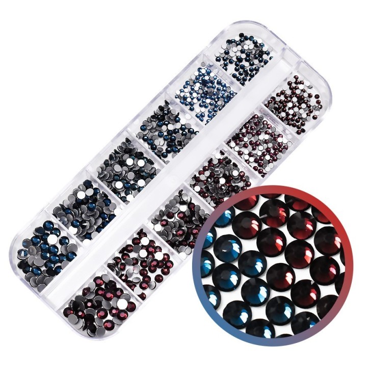 Nail art et décorations d'ongles : Dual strass CRYSTALS 01 GLITTER AND Strass
