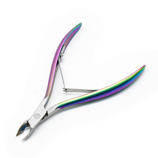 Accesorios para uñas Alicates largos de acero Cortauñas Rainbow TR010 Uso profesional nails