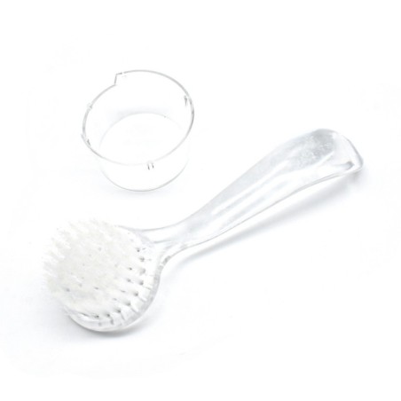 Accessoires pour ongles BROSSE RONDE pour ongles BLANCHE Usage professionnel nails
