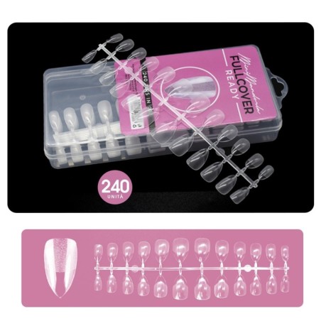 Nail accessories Fullcover Ready Tips IN Gel Mini ALMOND Professional use nails
