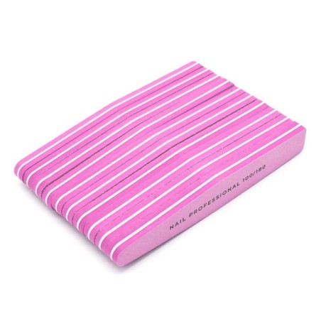 Accesorios para uñas 10x LIMA TAPÓN ROSA Buffer BILATERAL 100/180 Uso profesional nails Accesorios para uñas 10x LIMA TAPÓN ROSA Buffer BILATERAL 100/180 Uso profesional nails