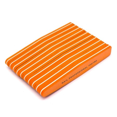 Nail accessories 10x ORANGE FILE Buffer BILATERAL RHOMBUS 100/180 Professional use nails Nail accessories 10x ORANGE FILE Buffer BILATERAL RHOMBUS 100/180 Professional use nails