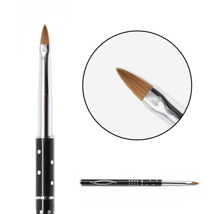 Accessoires pour ongles Star BLACK BRUSH Cat No.2 nails à usage professionnel