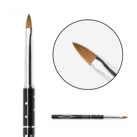 Accessoires pour ongles Star BLACK BRUSH Cat N.4 nails à usage professionnel