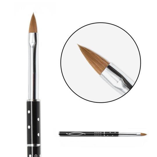 Nail accessories Star BLACK BRUSH Cat N.6 Professional use nails