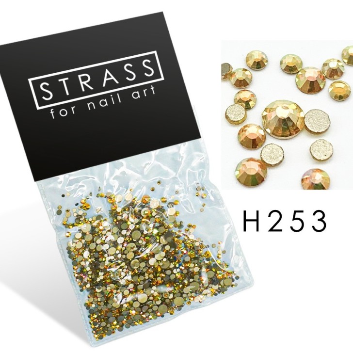 Nail art y decoraciones de uñas: DECORACIÓN CRISTALES Strass H253 BRILLO Y Strass