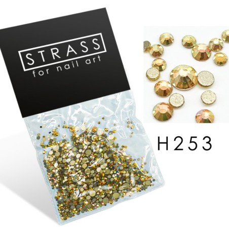 Nail art y decoraciones de uñas: DECORACIÓN CRISTALES Strass H253 BRILLO Y Strass