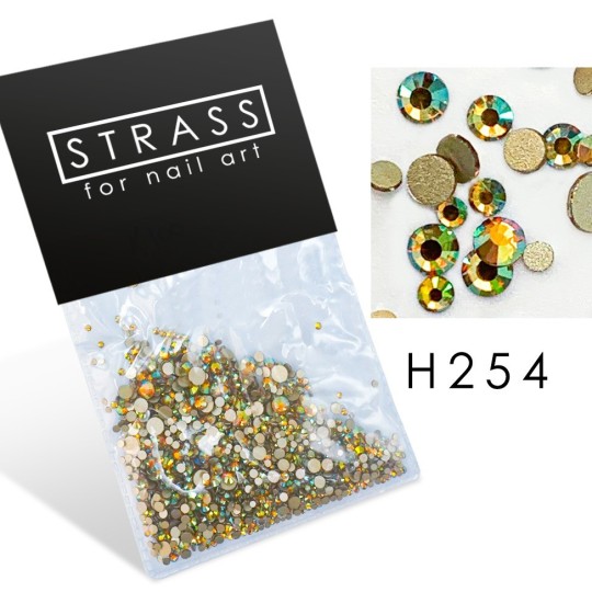 Nail art et décorations d'ongles : DÉCORATION CRISTAUX Strass H254 PAILLETTES ET Strass