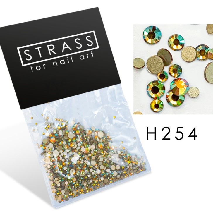 Nail art and nail decorations: DECORATION CRYSTALS Strass H254 GLITTER AND Strass
