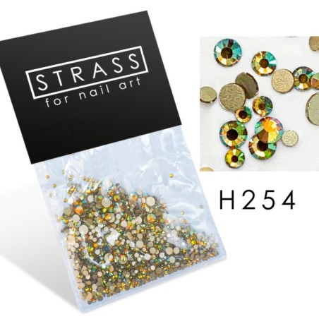 Nail art and nail decorations: DECORATION CRYSTALS Strass H254 GLITTER AND Strass