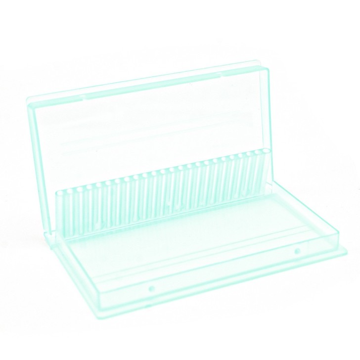 Accessoires pour ongles BOÎTE PORTE-EMBOUTS Vert Marine nails à usage professionnel