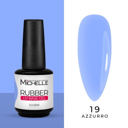 ricostruzione in gel per unghie RUBBER BASE GEL BUILDER 19 AZZURRO - 15ml uso professionale ricostruzione in gel per unghie RUBBER BASE GEL BUILDER 19 AZZURRO - 15ml uso professionale