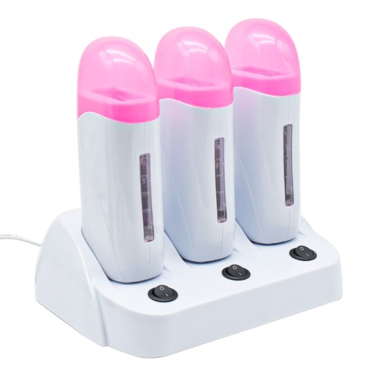 Set 3 Scaldacera Depilatory Heater Rosa
