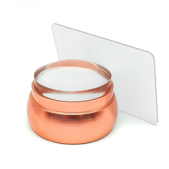 ROSEGOLD STAMP  WITH SPATULA FOR STAMPING