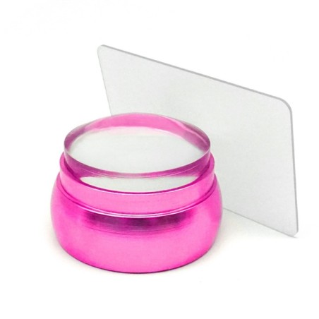 Nail art e decorazioni per unghie: TIMBRO FUCSIA CON SPATOLA PER STAMPING STAMPING Nail art e decorazioni per unghie: TIMBRO FUCSIA CON SPATOLA PER STAMPING STAMPING