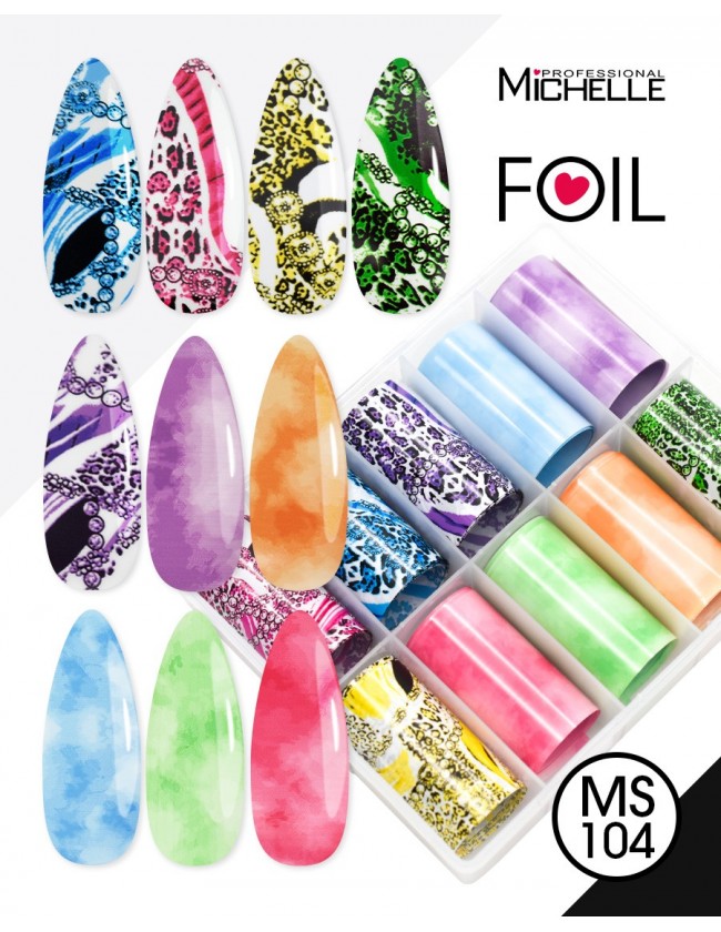Nail art e decorazioni per unghie: Transfer Foil MS104 FOIL- DECORAZIONI- FILI