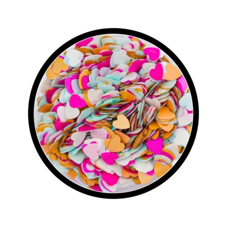 Nail art e decorazioni per unghie: Paillettes Cuori Mix3 H080 GLITTER E PAILLETTES