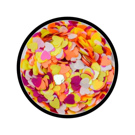 Nail art e decorazioni per unghie: Paillettes Cuori Mix5 H082 GLITTER E PAILLETTES