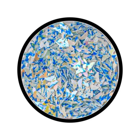 Nail art and nail decorations: Blue Butterfly Paillettes H085 Glitter AND Paillettes Nail art and nail decorations: Blue Butterfly Paillettes H085 Glitter AND Paillettes