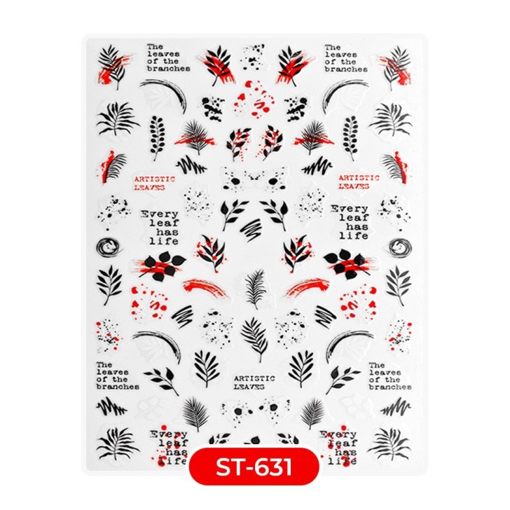 Nail art et décorations d'ongles : STICKERS Stickers ST631 style polka STICKERS Stickers