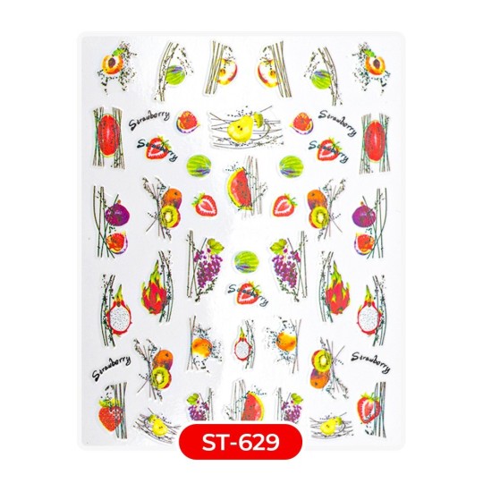 Nail art et décorations d'ongles : STICKERS Stickers ST629 fruits STICKERS Stickers