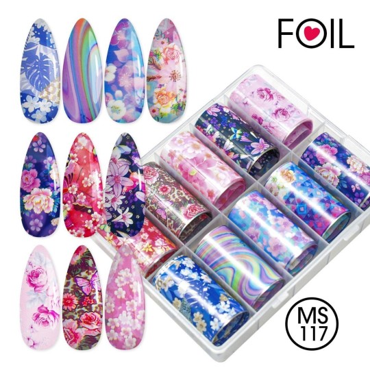 Nail art et décorations d'ongles : Transfer Foil MS117 Foil - DECORATIONS - THREADS