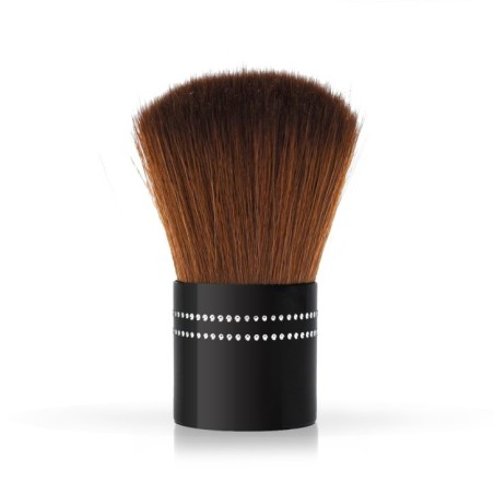 Accessoires pour ongles PINCEAU À POUDRE - NOIR AVEC POILS MARRONS PAILLETTES Usage professionnel nails