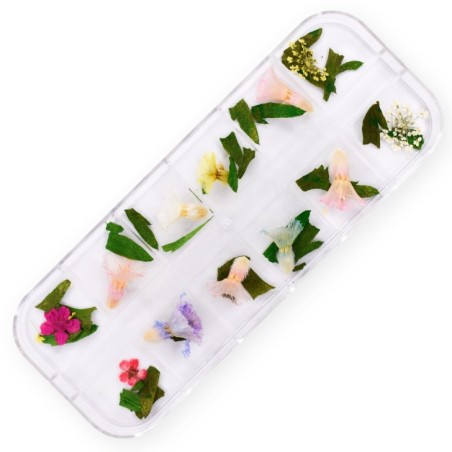 Nail art and nail decorations: Flower NAIL DECORATION FLOWERS - DC010 Glitter AND Paillettes