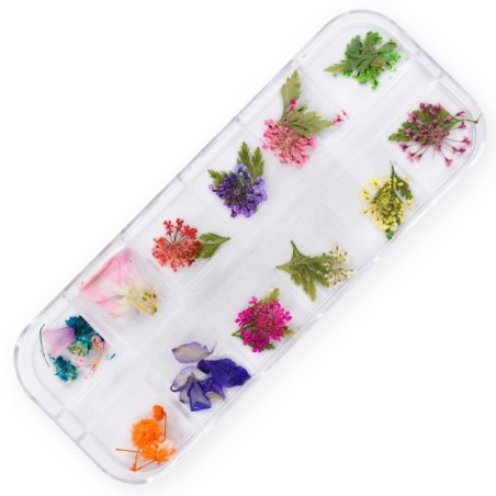 Nail art and nail decorations: Flower NAIL DECORATION FLOWERS - DC011 Glitter AND Paillettes