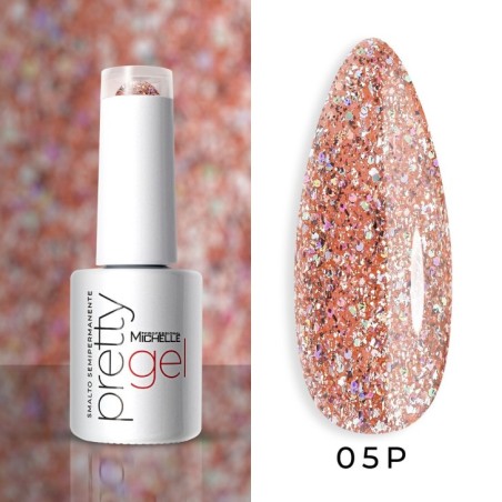 Esmalte de uñas semipermanente color Michellenails PRETTY Platinum Color semipermanente - 05PL